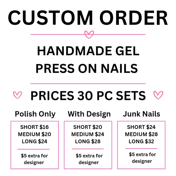Handmade Luxury Press-On Nails | Sturdy & Reusable | BOWS & PEARLS (BLUE) - Picture 4 of 8
